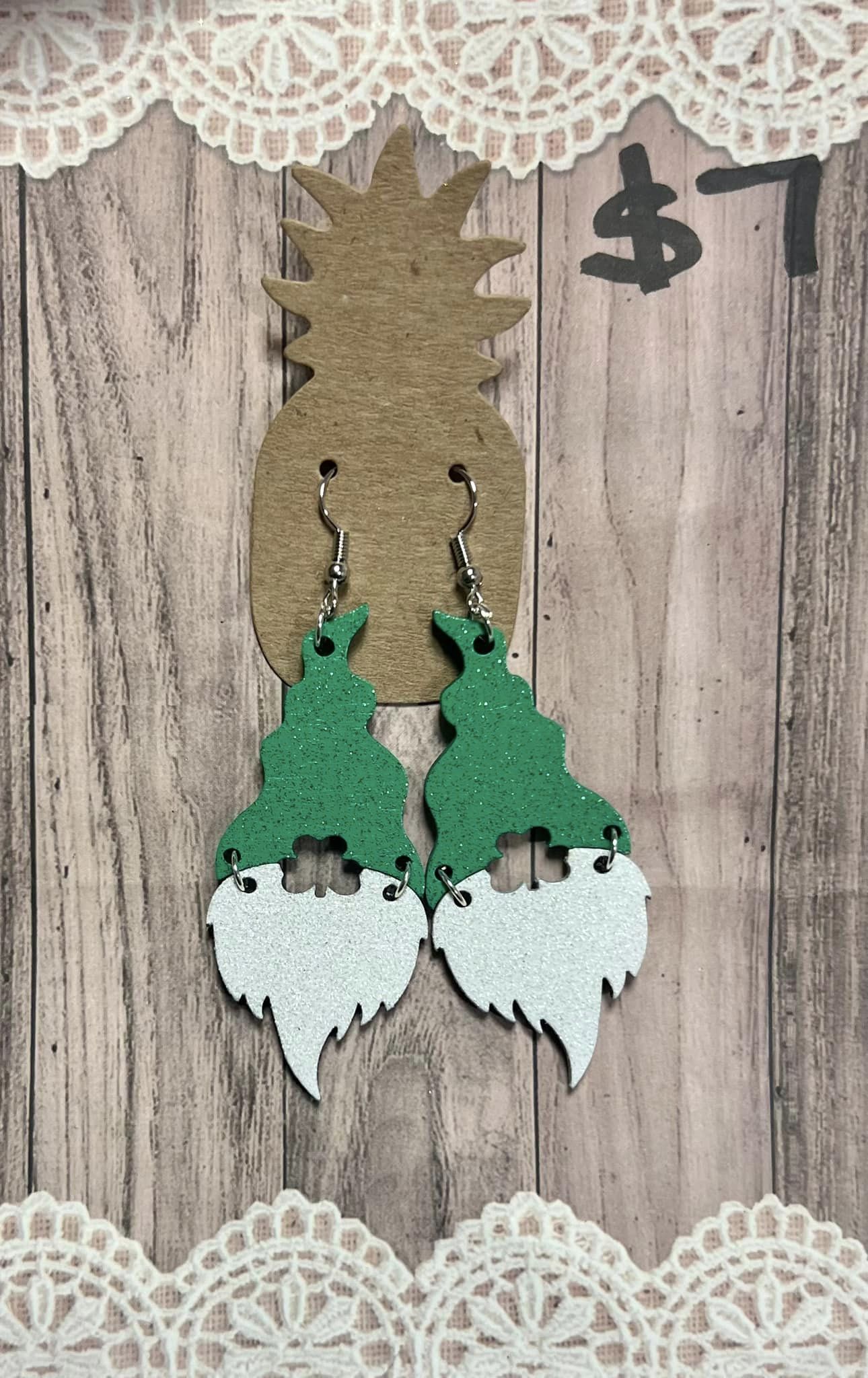 Gnome Clover Glitter