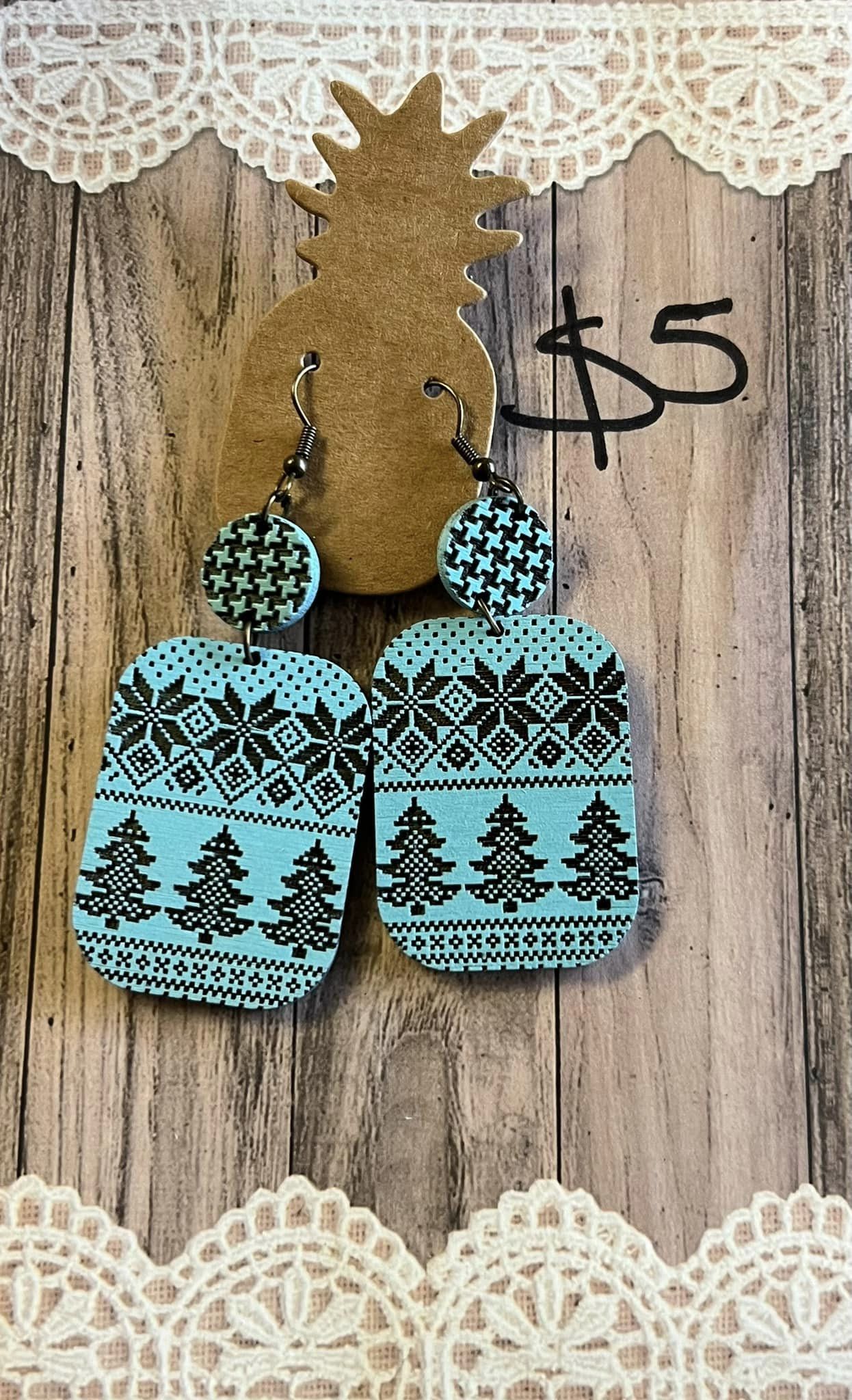 Christmas Sweater Light Blue 1