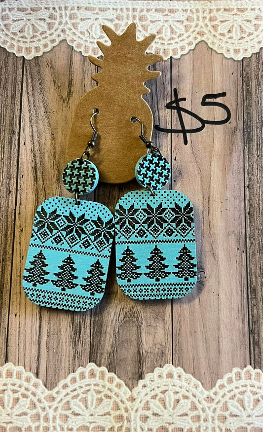 Christmas Sweater Light Blue 1