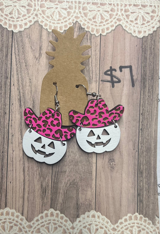 Cheetah Cowboy Pumpkin