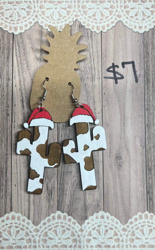 Christmas Cactus Cow