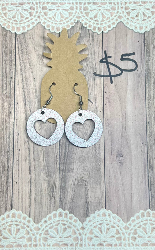 Circle Heart Cut Out