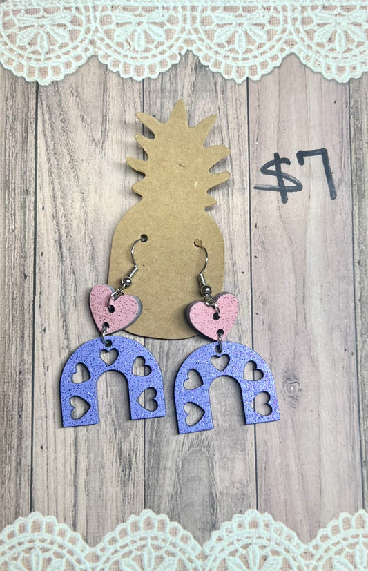 Arch Hearts with Heart