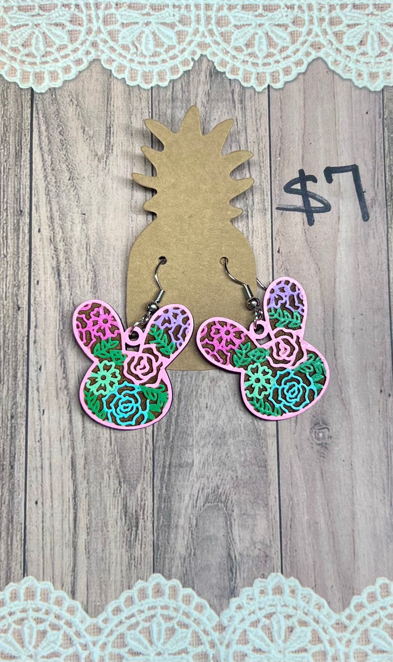 Engraved Flower Rabbit 2