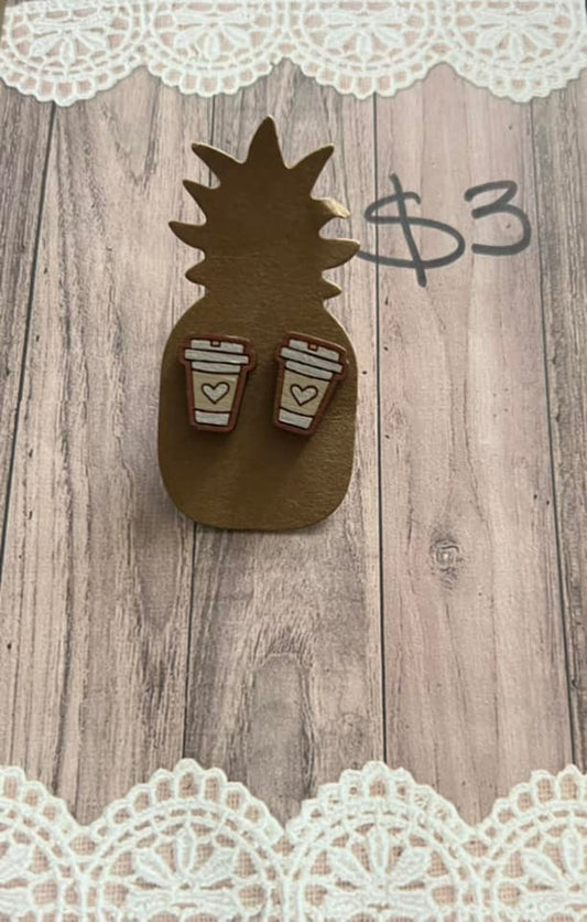 Latte Cup Stud