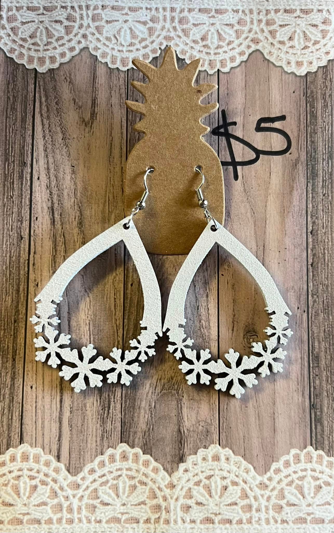 Snowflake Tear Drop 1