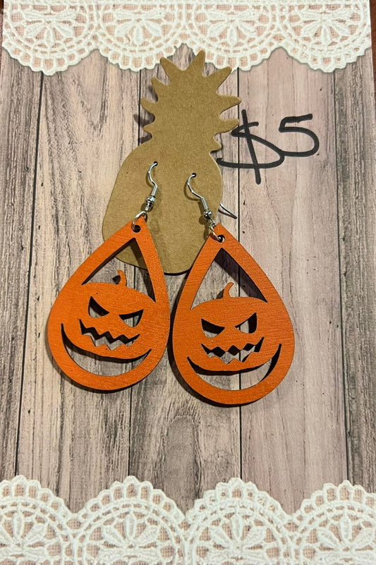Tear Drop Angry Pumpkin